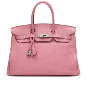 Bubblegum Pink Togo Birkin 35 Palladium Hardware