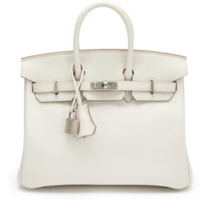 Gris Pale Swift Birkin 25 Palladium Hardware, 2024