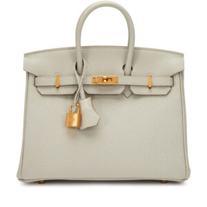 Gris Perle Togo Birkin 25 Gold Hardware, 2023